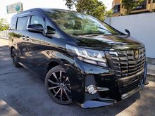 2017 Toyota Alphard 2.5 SA S A Type Black UNREG