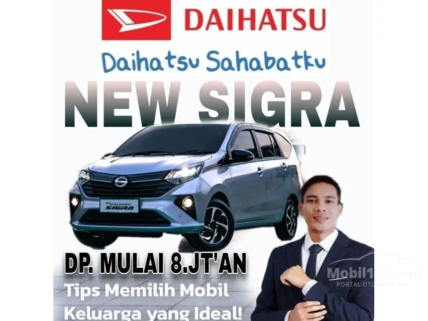 Jual Mobil Daihatsu Sigra 2024 R Deluxe 1.2 di DKI Jakarta Automatic MPV Putih Rp 139.200.000