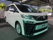 Recon 2018 Toyota Vellfire 2.5 ZA (PROMOTION PRICE) 2 POWER DOOR ,7 SEATER ,PRE CRASH ,LKA UNREG - Cars for sale