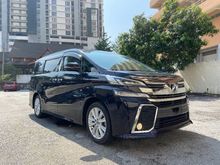 2016 Toyota Vellfire 2.5 Z 2Powerdoor 8 Seater Low Milleage High Grade