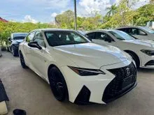 2021 Lexus IS 300 2.0 F Sport Sedan (FREE 8 YEARS WARRANTY)