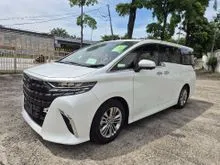 2024 Toyota Alphard 2.5 Z/NO SUNROOF/GRADE4.5/9K KM MILEAGE/DIM/BSM/UNREG24