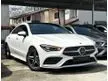 Recon 2019 Mercedes-Benz CLA220 2.0 AMG Line Premium Coupe / Free warranty/ Full tank / Free service/ touch up / polish - Cars for sale