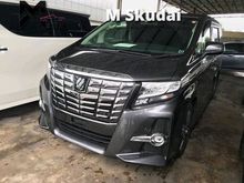 2017 Toyota Alphard 2.5 SC JBL & 4 CAM & P. CRASH & SUNROOF!!!
