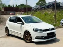 2018 Volkswagen Polo 1.6 Hatchback AUTO/ SATU OWNER/ SERVICE ON TIME/ FREE WARRDNTY/ FULL BODYKIT/ UPGRADED SPORT RIMS/ FREE CAR WASH DAN POLISH