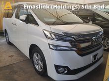 2015 Toyota Vellfire 2.5 X Surround camera Power Boot Pre Crash unregistered