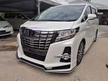 2016 Toyota Alphard 2.5 ZG NO GST!!JBL sound systerm ,2 Power Door,Power-boot,Surround Camera,Bodykit, Pilot-Seat,Sunroof