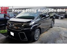 2016 Toyota Vellfire 2.5 VVTI Z G (A) REG 2018, ONE CAREFUL OWNER, LOW MILEAGE DONE 8K KM, HIGH SPEC, PILOT SEAT, POWER BOOT, 18