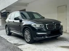 2018 BMW X3 2.0 xDrive30i Luxury SUV / Mileage 58K Km Only / Full Service Record BMW / Free 3 Years Warranty / Full Digital Meter