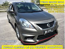 2014 Nissan Almera 1.5 E Sedan (A) PERFECT CONDITION WITH NISMO BODYKIT SAVE PETROL