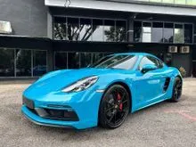 2019 Porsche 718 2.5 Cayman GTS Coupe CARBON BUCKET SEATS PDLS PLUS BOSE SOUND SYSTEM