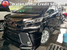 2016 Toyota Vellfire 2.5 ZA Unregister 7Seat 2Pwr Door 360Camera Power Boot Twin Sunroof Pre Collision Alert ICS Local KL AP 2.1x Loan Rates