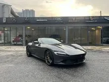 2021 Ferrari Roma 3.9 Passenger Display,Carbon Steering,Carbon Ceramic Brake,Grey Colour,Gray,Electric Seat,Memory Seat