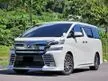 Used 2016 Registered in 2021 TOYOTA VELLFIRE 3.5 V6 (A) ZG Edition, Pilot Seat, 2 power doors, Power boot. Modelista Kits High Spec Version. 1 Owner Must