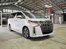 2018 Recon Toyota Alphard 2.5 SC Sun Moon Roof LKA PCS DIM CARROZZERIA Front Player N Roof Monitor Package MPV With 4 Years Warranty