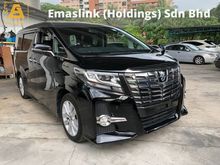 2016 Toyota Alphard 2.5 SA 7seather 360view PowerBoot Push Start 7G