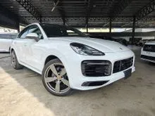 2023 Porsche Cayenne 3.0 Coupe Sport Chrono Grade 4.5 Panaromic Roof 4Cam360View PASM Black Leather Bose Sound P/Boot 22inch Rim JP Unregister