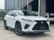 Recon 2020 Lexus RX300 2.0 F Sport SUV NFL Low Mileage 4 Wheel Drive 3 LED EMS Black Leather Seat 2nd Row Electric Seat 4 CAMERA HUD BSM WIreless Charger