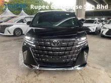2024 Toyota Alphard 2.5 Z 7-Seater HUD Up Display BSM DIM 360View Sun Roof TV Low Mileage Good Condition Nice Car