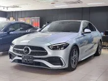 2022 Mercedes-Benz C200 1.5 Avantgarde Sedan Full Spec, Full Leather, 2 Memory Seat, Panoramic Sunroof, HUD, Power Boot, Ambient Light, 8Yrs Warranty.