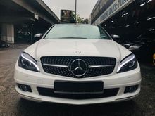 MERCEDES BENZ C200K AMG PANORAMIC ROOF 1YEAR WARRANTY 2011,PANORAMIC ROOF,4 NEW AMG SPORT RIMS, FULL LEATHER SEATS,ONE DATO OWNER