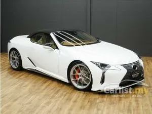 2022 Lexus LC 500 5.0 Convertible with BBS Rim, Brown Colour Interior, Orange Caliper, Black Colour SoftTop - INCOMING STOCK