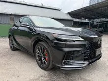 2024 Lexus RX 350 2.4 F Sport 5A TRD Aero BodyKit Mark Levinson System Rear Electronic Seat  Big Offer Now Ready Stock