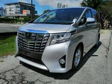 4 YEARS WARRANTY 2016 Toyota Alphard 2.5 PRECRASH UNREG