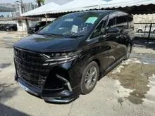 2025 Toyota Alphard 2.5 Z / FULL LOADED / SUNROOF / HUD / DIM / BSM / MOLIDETA KIT / SIDE STEP / 360CAMERA / GRADE 5/A / UNREGS