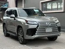 2024 Lexus LX600 Ready Stock Japan Spec Unregistered 3.4 7 Seater SUV Low Mileage Mark Levinson Sound System Cold Box Black Interior Good Condition