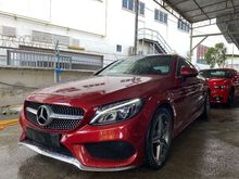 2017 Mercedes-Benz C200 2.0 AMG Coupe FULL VERSION P/ROOF