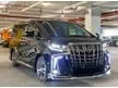 Recon UNREG TRUE YEAR 2021 Toyota Alphard 2.5 G S C Package MPV SC FULL SPEC PILOT SEAT SUNROOF LOW BANK RATE