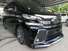 2016 Toyota Vellfire ZG Full Leather/Alpine Set/Modellista *3yrs Warranty* Unregister