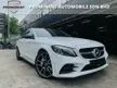 Used MERCEDES BENZ C300 AMG WTY 2025 2019,CRYSTAL WHITE IN COLOUR,FULL LEATHER SEAT RED IN COLOUR,REVERSE CAMERA,ONE OF DATO OWNER