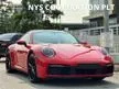 Recon 2020 Porsche 911 3.0 Carrera S Coupe 992 PDK Unregistered Sport Exhaust System Power Seat Multi Function Steering SunRoof Lane Change Assist Crui