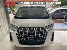 2019 Toyota Alphard 2.5S C Package, Twin Moon Roof, Alpine Navigation, 3 Camera (Front, Side Back), Original Japan Mileage 13,700km. Japan Grade 5A.