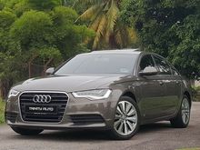 2013 AUDI A6 2.0 TFSi (A) C7 Petrol Hybrid High spec Local Brand new By AUDI MALAYSIA! like New! Full service record by AUDI MALAYSIA,