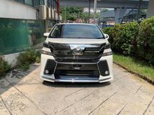 HOME THEATER , JBL SOUND SYSTEM , FULL MODELISTA BODYKIT , AUTO PARKING , Toyota Vellfire 3.5 7 SEATER ZA G Edition MPV , PRICE CAN NEGO!!!
