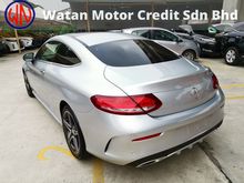 2016 Mercedes-Benz C200 2.0 Coupe AMG Unregister 1 YEAR WARRANTY