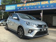 One Uncle Owner,Keyless Push Start,Leather Seat,Infotainment Touch Player,Front Parking Sensor,Clean Interior-2018 Perodua Myvi 1.5 AV (A) Hatchback