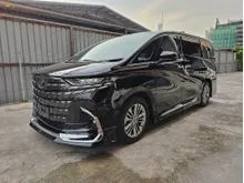 2K MILEAGE ORI Modelista 2025 Toyota Alphard 2.5 Z HUD DIM SIDE STEP SPECIAL OFFER UNREG