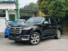 DIESEL BLACK LEATHER 2024 Toyota Land Cruiser ZX 3.3 TWIN TURBO LC300 MODELLISTA KIT RIM SUNROOF SURROUND CAM REAR TV HUD JBL SOUND GRADE 5A 2K KM NEW