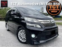 Toyota Vellfire 2.4 Z FACELIFT , SUNROOF MOONROOF , 360 CAMERA , ANDROID PLAYER , FULL LEATHER SEAT , ORIGINAL MILEAGE , ROOF MONITOR , POWER DOOR MPV