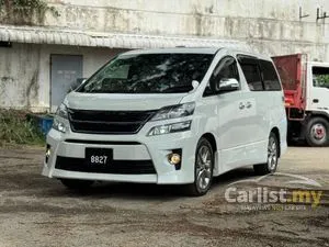 2011 Toyota Vellfire 2.4 Z Platinum MPV