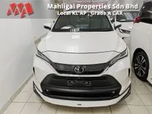 2021 Toyota Harrier 2.0 Leather Package with Power Boot, JBL Sound, 4 Cameras, Modelista Bodykit, Original Japan Mileage 18,503 km only