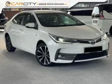 2018 Toyota Corolla Altis 2.0 V Sedan WARRANTY LOW MILEAGE LEATHER SEAT CRUISE CONTROL PADDLE SHIFTERS ONE OWNER