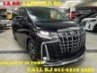 Recon 2020 Toyota Alphard 2.5 X S SA TYPE GOLD G S C Package MPV