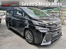 *Sunroof*Alpine Audio*Alpine Roof TV*Unreg*2015 Toyota Vellfire 2.5 Z G SC Alphard