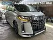 Recon 2019 Toyota Alphard 2.5 SC TRD New Facelift UNREGISTER TRD Bodykit Sequential Signal Sunroof BSM Digital Inner Mirror Roof Monitor Grade 4 Local AP - Cars for sale