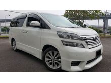 2012 Toyota Vellfire 2.4 Z - 2 POWER DOOR - POWER BOOT - FULL SPEC - FULL LOAN - JUST DRIVE AND NO REPAIR